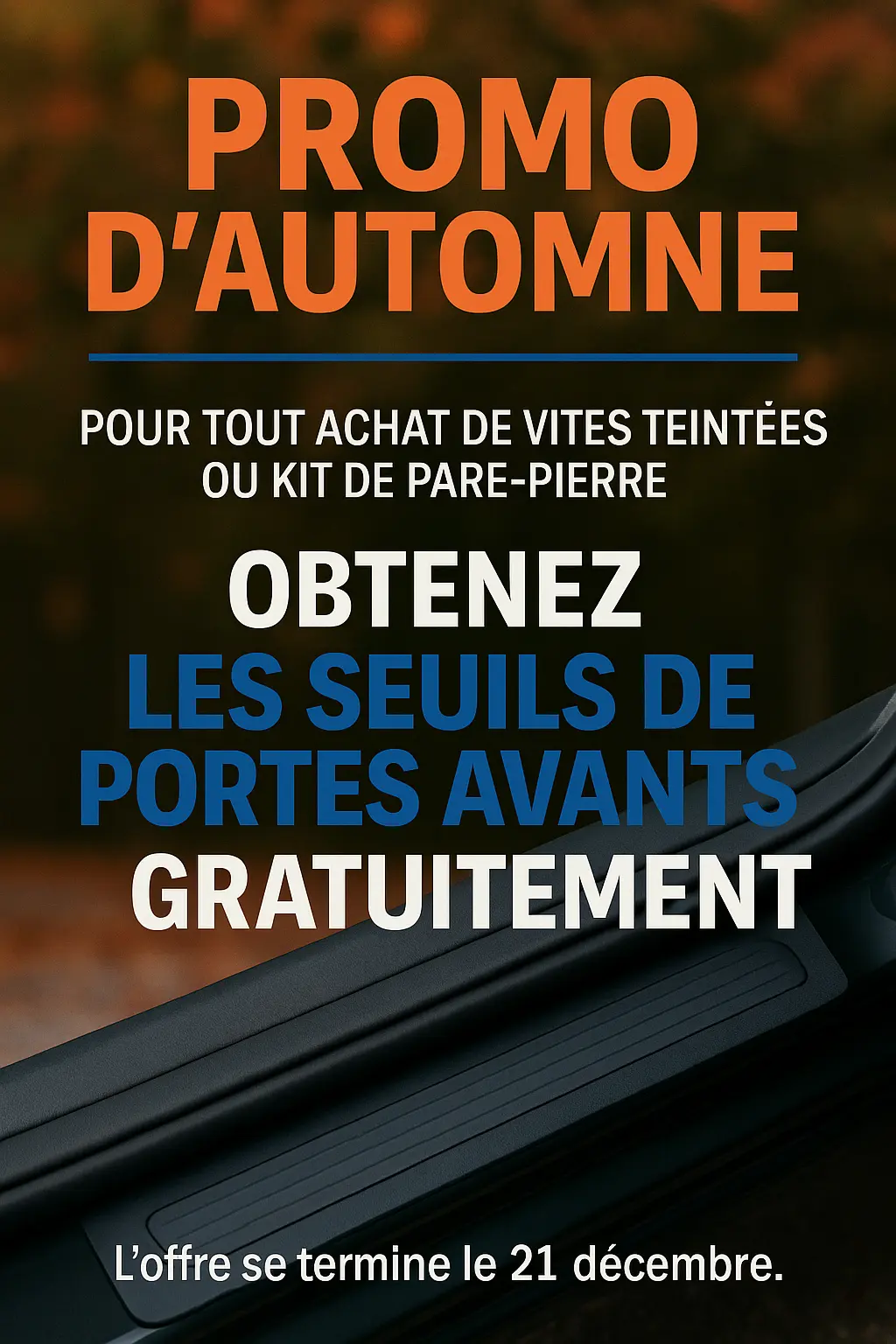 Promotion automne FNXAUTO